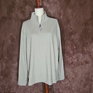 True Grit Long Sleeve Quarter Zip Pullover T-Shirt